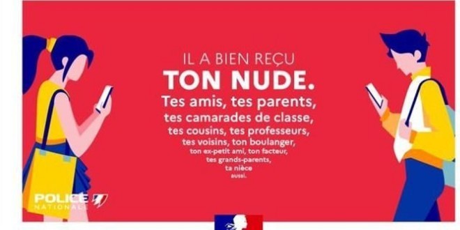 La police nationale se fait lycnher sur Twitter pour sa campagne contre le sexting