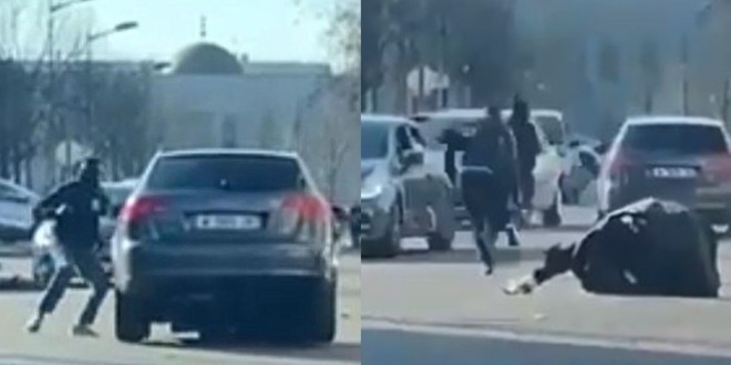 Un trentenaire se fait rouler dessus par une Audi à Mantes-la-jolie (vidéo) 