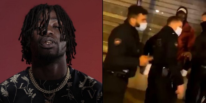 Gazo s\'embrouille violemment avec des policiers au quartier (Vidéo) 
