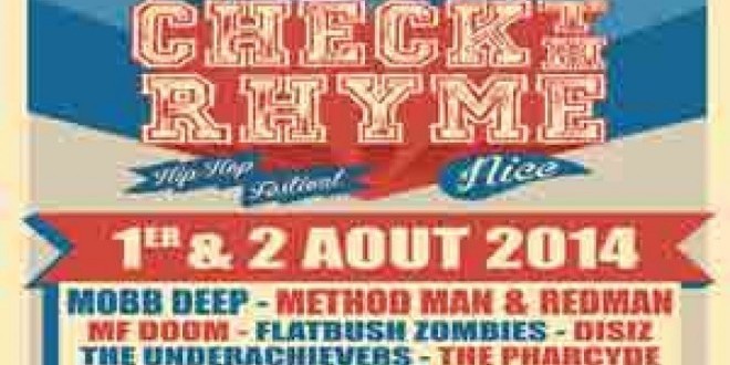 Festival Check The Rhyme: une programmation hip-hop comme vous l\'aimez