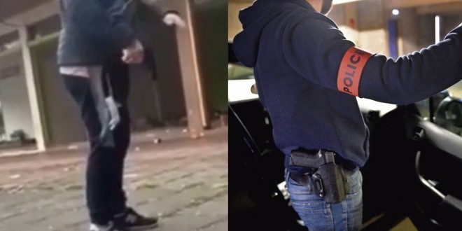 Un ancien policier ivre menace une bande de jeunes  avec une arme (vidéo) 