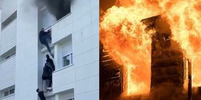 Des jeunes sauvent des flammes une maman et son bébé à Nantes (vidéo) 
