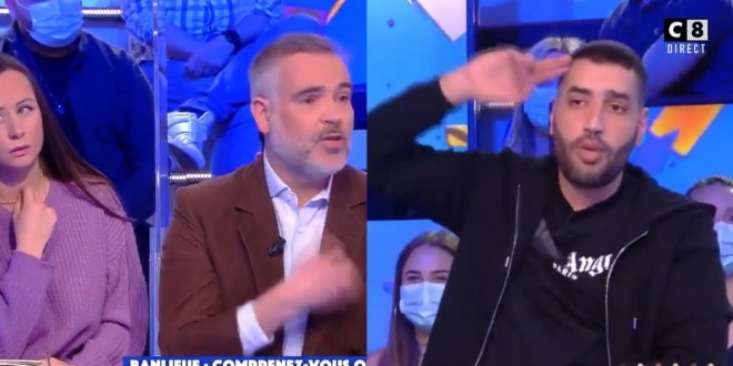 Brulux fait sensation en débattant sur la mixité dans les banlieues dans TPMP et affole la toile