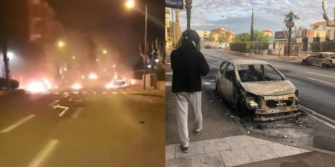 Affrontements avec la police à Fréjus et  scènes de guérillas urbaines (vidéo) 