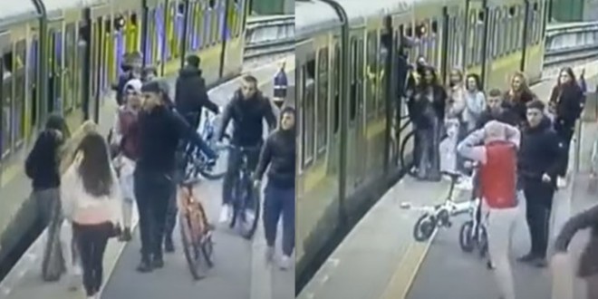 Des jeunes  agressent  et poussent une femme sur les rails d’un métro (vidéo)