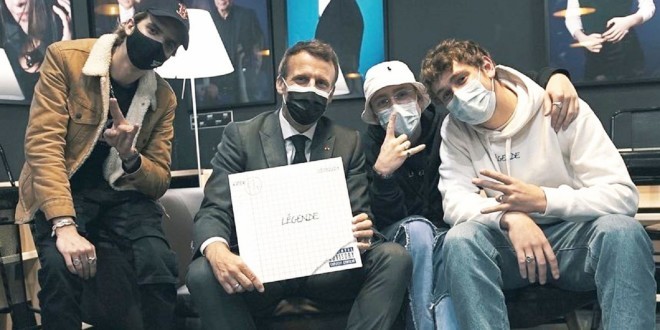 Emmanuel Macron assiste au concert de 47Ter à Nevers et valide le groupe 