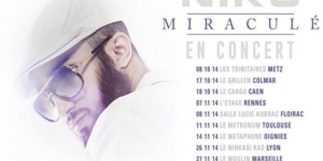 Rap2France & Yuma Productions présentent Niro en tournée cet automne! 