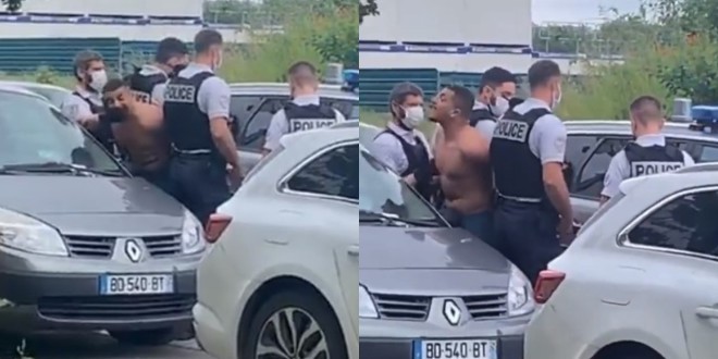 Rk violement arrêté par la police (vidéo) 