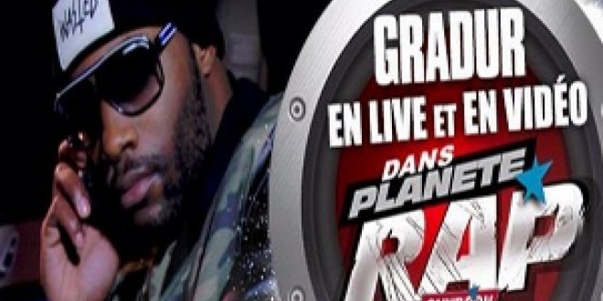 Gradur fait son premier planète Rap à partir de ce soir!