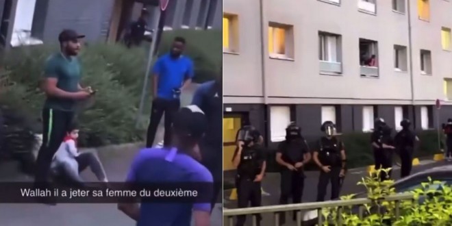 Essonne : Il jette sa femme du 2ème étage et se fait arrêter (Vidéo)