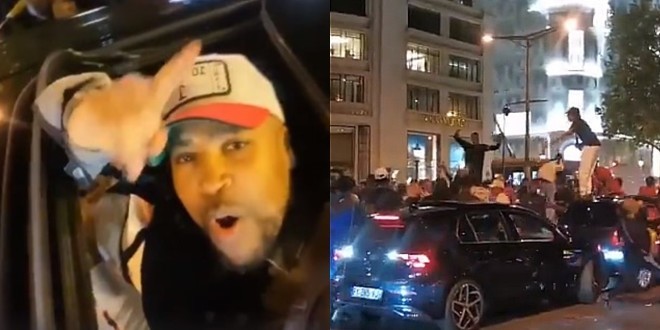 Rohff provoque un énorme embouteillage lors d\'une promenade aux Champs-Élysées (vidéo) 