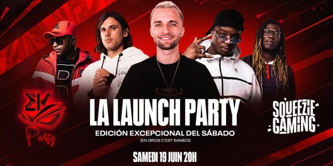 Squeezie invite Ninho, Sadek, Orelsan et Doums pour le lancement d\'un club e-sport