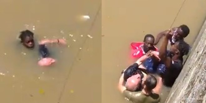 Un sans papier sénégalais sauve un vieil homme de la noyade (Vidéo) 