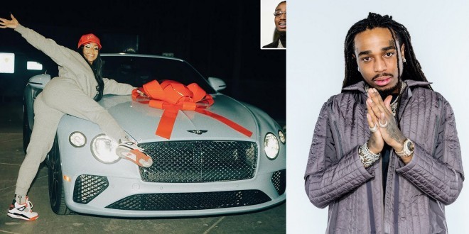 Quavo a récupéré et mis en vente une Bentley qui l\'a offerte à son ex copine