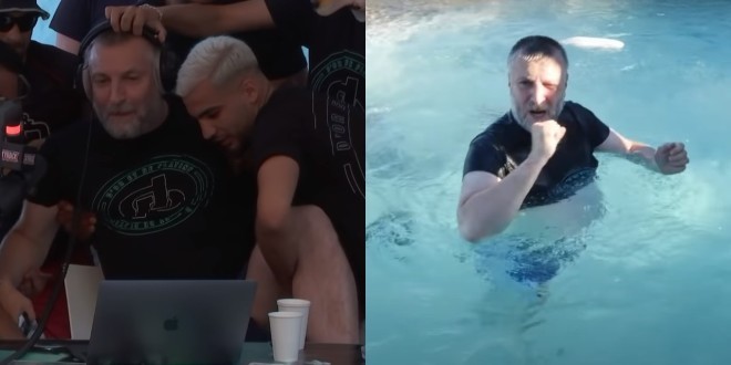 Jul et sa bande balancent Fred Musa dans la piscine (vidéo)