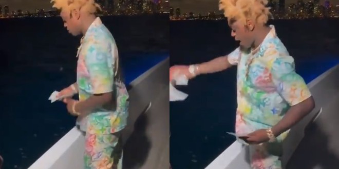 Kodak Black se fait lyncher sur Twitter après avoir balancé 100.000 dollars dans l’océan (vidéo)