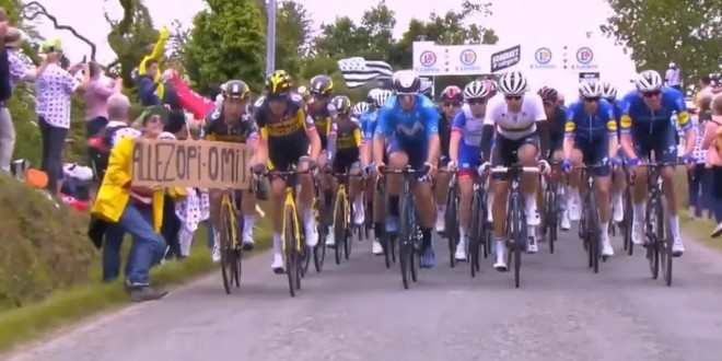 La spectatrice ayant causé la chute spectaculaire lors du Tour de France arrêtée 