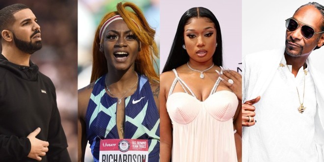 Snoop Dogg, Drake et Cardi B soutiennent la sprinteuse testée positive à la Marijuana