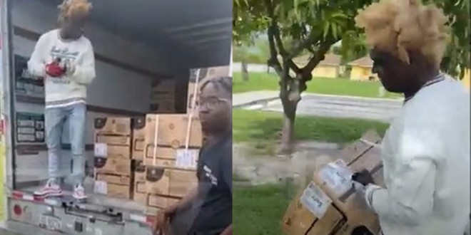 Kodak Black offre 100 climatiseurs à des familles nécessiteuses (Vidéo)