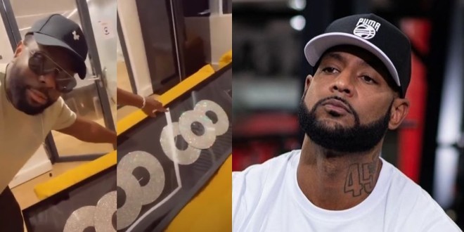 Gims répond aux attaques de Booba en brandissant son double diamant (vidéo)