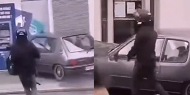 Un braquage de banque à la voiture bélier tourne au fiasco à Paris (Vidéo) 