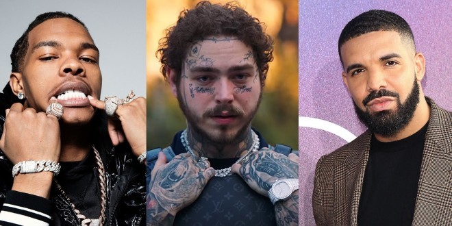 Post Malone, Drake et Lil Baby sont les rappeurs les mieux payés du monde 