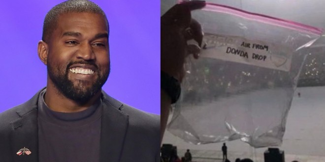 Un sac d’air du dernier show de Kanye West vendu à 3300 dollars (Photos) 