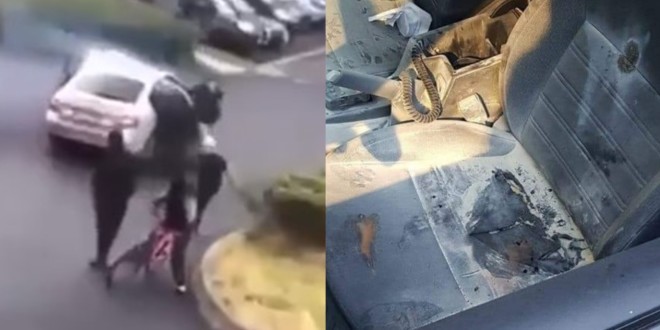 Un équipage de la BAC attaqué et  l’un des policiers brûlé vif  (Vidéo) 