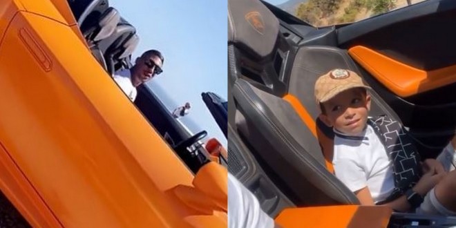 Maes fait monter un très jeune fan à bord de sa belle Lamborghini (vidéo)  
