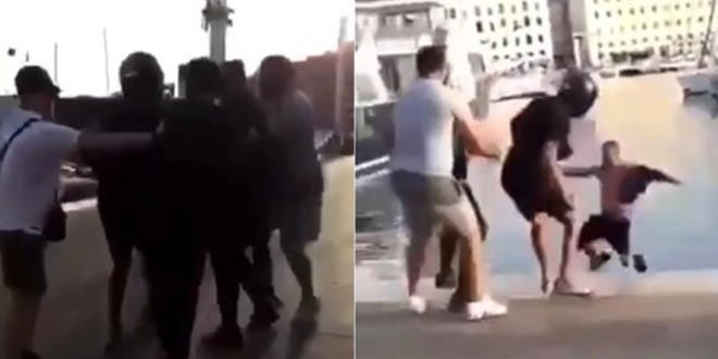 Deux supporters du PSG  violemment agressés et jetés  dans le port à Marseille (Vidéo) 