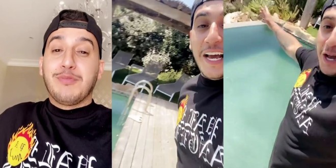 Soso Maness bousille son téléphone en fêtant les 1 an de \'\'Bande Organisée\'\' (vidéo)