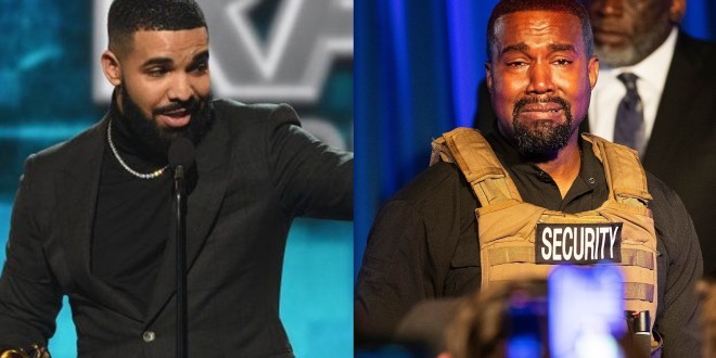 Drake attaque violemment Kanye West et le traite  de ‘’débile’’ 