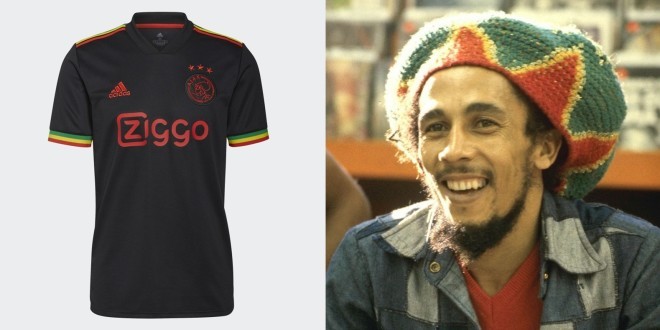 L’Ajax Amsterdam rend un hommage spécial  à Bob Marley 