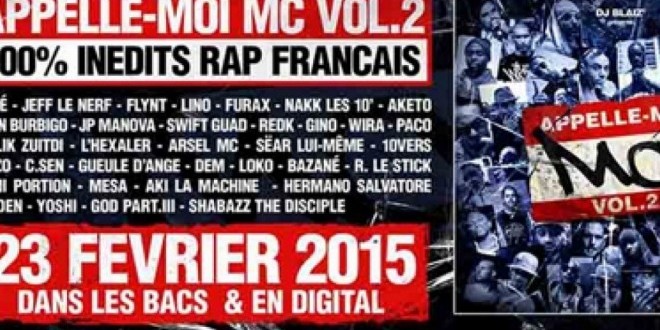 Lino, Flynt, Demi Portion ... dans \"Appelle Moi MC Volume2\"