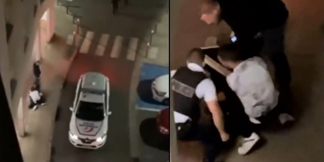 Un Policier filmé en train de tabasser un jeune au sol à Noisy-le-Grand (Vidéo) 