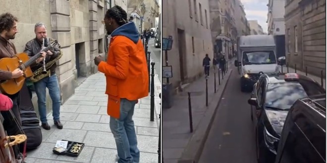Offset provoque un bouchon avec ses pas de danse en plein Paris (Vidéo) 