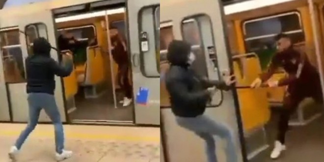 Une violente rixe éclate dans un métro Bruxellois (Vidéo) 