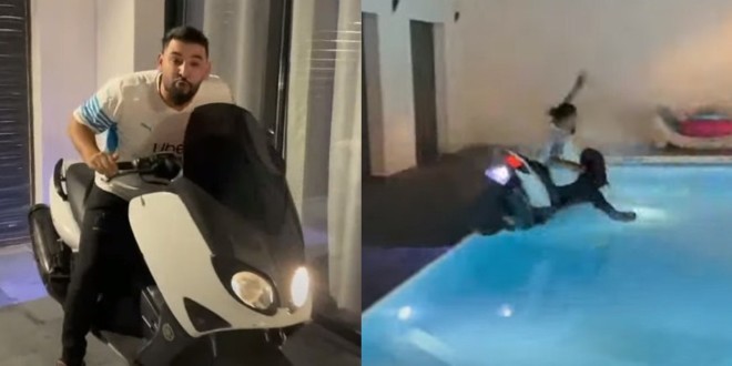 Momo Henni sacrifie un T-Max après le match nul de l’OM contre le PSG (Vidéo) 