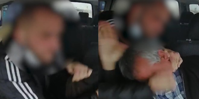Un chauffeur de taxi  brutalement tabassé par un client qui en voulait à son argent (Vidéo) 