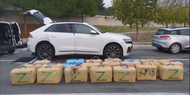 Deux étudiantes interpellées en plein Go-Fast avec 60 kg de cannabis 