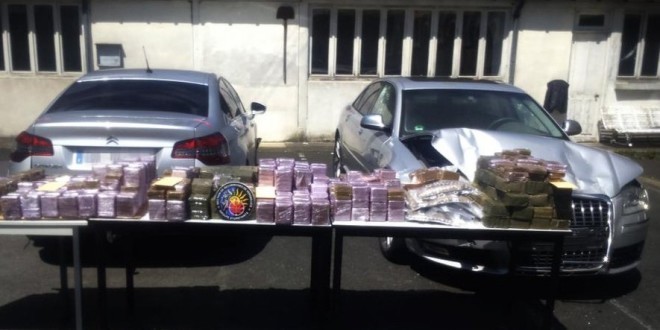 Un Go-Fast force un barrage avant d’abandonner 143 kg de cannabis 