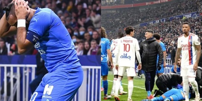 Dimitri Payet violement agressé lors du match OL-OM (Vidéo) 