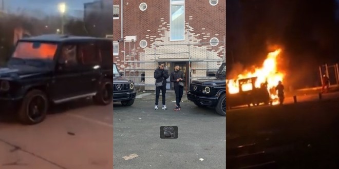 Le tournage du clip de Maes et ZKR vire au drame avec plusieurs véhicules brûlés (vidéo)