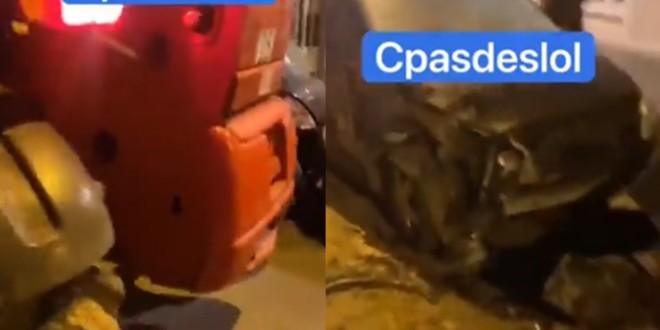 Un enfant vole un engin de chantier et écrase tout sur son passage dans le 93 (Vidéo) 