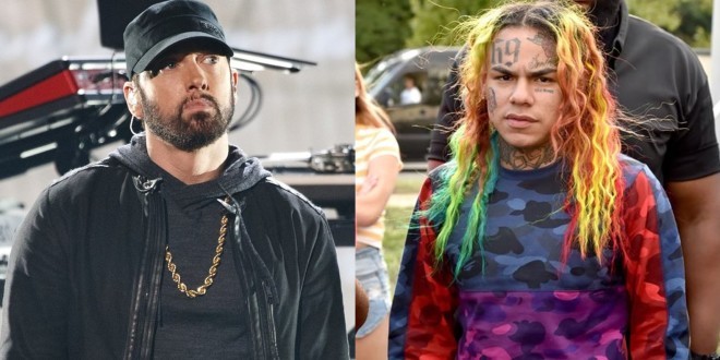 Eminem termine complétement 6ix9ine