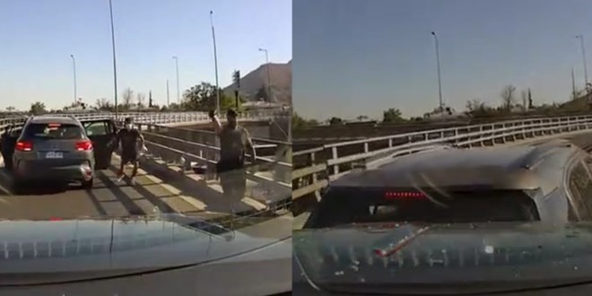Un homme échappe à un car-jacking d’une façon spectaculaire (vidéo) 