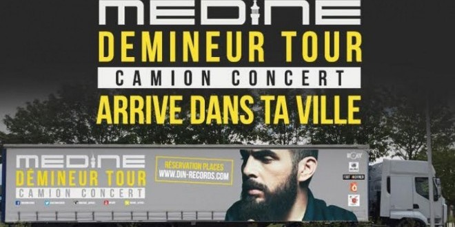 Médine lance une tournée en camion !