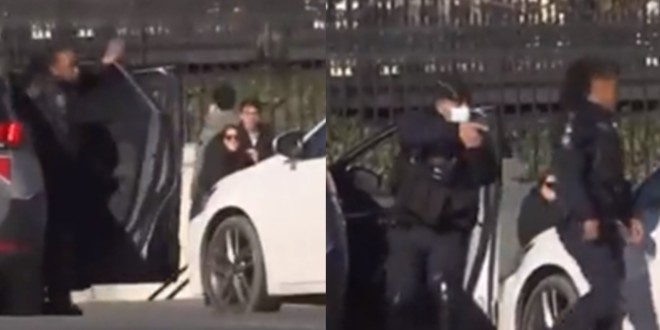 Un policier braque son arme sur un automobiliste en plein Paris et déclenche une polémique (Vidéo)