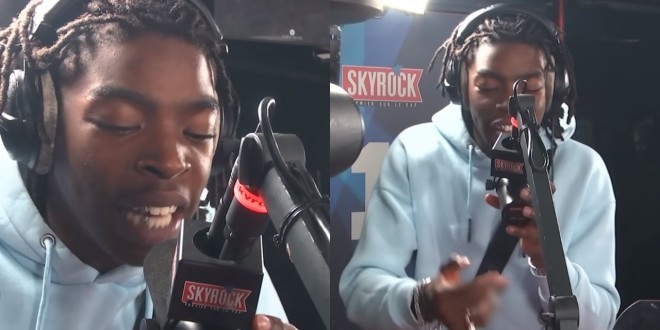 Le petit frère de Koba LaD lâche un énorme freestyle en direct sur Skyrock (vidéo)