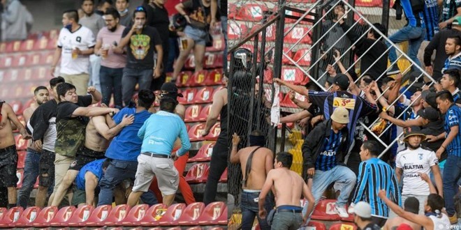 Une violente bagarre éclate entre supporters rivaux au Mexique et fait 22 blessés (vidéo) 